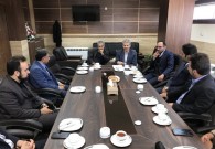 دیدار شهردار و اعضای شورای اسلامی با مدیر عامل سازمان اتوبوسرانی شاهین شهر